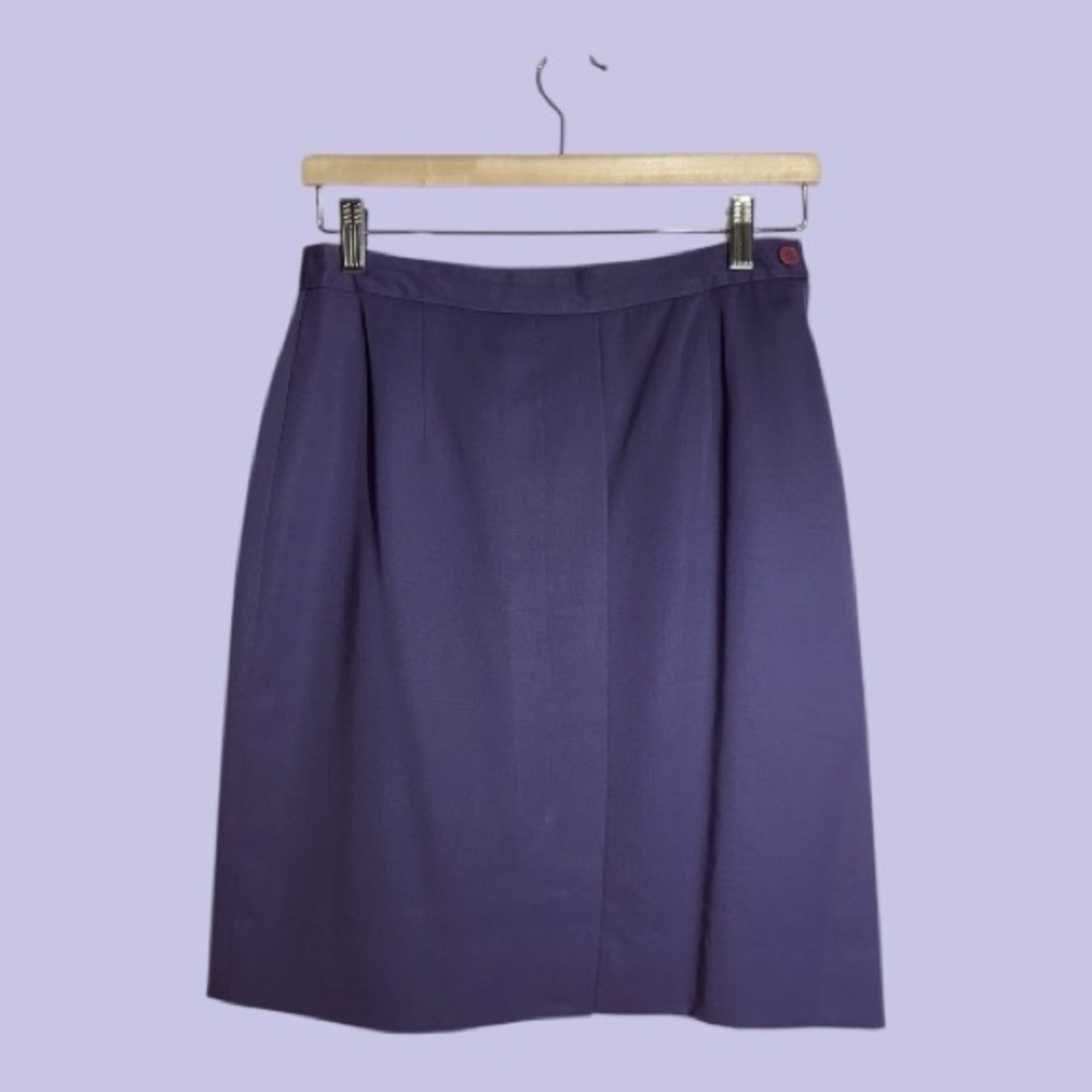 Marc D’Alcy for Belaner Vintage A-Line Skirt 100% Wool Made in Hong Kong, Size 8